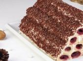 Торт с вишней: рецепты приготовления в домашних условиях с пошаговым фото Торт из слоеного теста вишневый